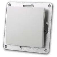 McPower Flair Wechselschalter weiß250V10Ao RahmSchrau