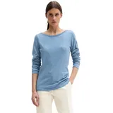 Marc O'Polo Langarmshirt aus Organic Cotton-Qualität blau L (40)