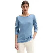 Marc O'Polo Langarmshirt aus Organic Cotton-Qualität blau L (40)