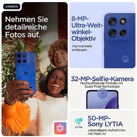 Motorola Moto g56 5G 8 GB RAM 256 GB PANTONE Dazzling Blue