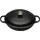 Le Creuset Signature Gourmet-Profitopf mit schwarzer Innenemaille 30 cm schwarz