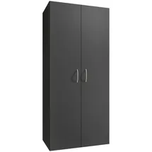 Sconto Xora Mehrzweckschrank Multiraumkonzept - grau ¦ Maße (cm): B: 70 H: 185 T: 40.0