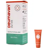 Deumavan Intim Schutzsalbe 1x 50ml I täglicher Intimschutz I Für Sie und Ihn I bei Brennen, Juckreiz, Wundsein I trockene und geschädigte Intimhaut I Hormonfrei I Spar-Set plus Pharma Perle give-away