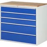 Rau Schubladenschrank Buche-Top und 5 x Schubl.-XXL 3x150 2x240mm