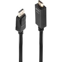 Lindy - HDMI Adapterkabel DisplayPort Typ A (Standard) Schwarz