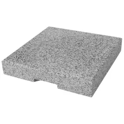 DOPPLER Granitplatte, Eco Granit Platten, ca.50x50x9cm 55kg grau