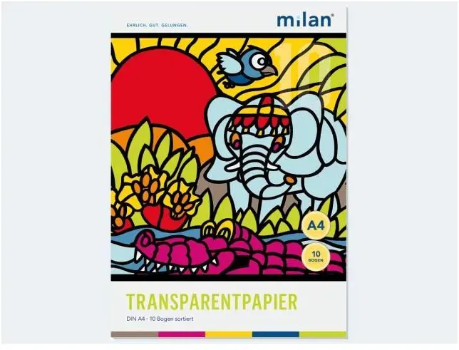 Milan Transparentpapier A4/10 - 731