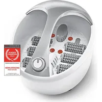 First Austria TZS First Austria Fußsprudelbad, Vibrations- und Luftblasenmassage, Infrarot- und Heizfunktion, Fußbad, 450W, Griff, Aromabox