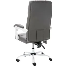 vidaXL Massage-Bürostuhl Kunstleder Grau