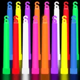 JEFFOUOO Knicklichter,25 Stück Knicklichter Party Set,Knicklichter Leuchtstäbe,Power Knicklichter,Farbe Leuchtstäbe,Jumbo Leuchtstäbchen,Glow Sticks für Party Outdoor Festival Camping,150 x15 mm