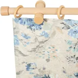 SN DECO GROUP Gardinenstange SN DECO GROUP "Cafiro" Gr. 1, beige (naturfarben), L:120cm, Holzwerkstoff, Gardinenstangen, 28 mm, Holz, verschiedene Längen und Farben, Komplettset