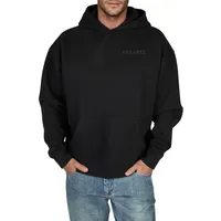 Denimfy Hoodie Herren Oversize mit Druck DFMaxim in Schwarz