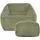 I.C.O.N. Icon Natalia Sitzsack Sessel mit Hocker für Erwachsene, Salbeigrün, Flauschiger Cord Stoff, Riesen Sitzsack Samt mit Füllung, Bean Bag Chair, Bequemer Sessel Wohnzimmer, Lounge, Schlafzimmer, Büro