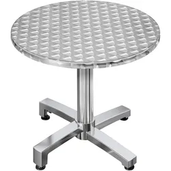 CBC | Aluminium Bistro Tisch | Ø:H 60 x 78 cm | Rund | Zusatzgewicht