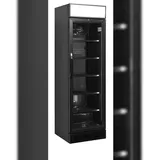 TEFCOLD Flaschenkühlschrank in Schwarz CEV425CP BLACK 358l Schwarz
