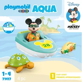 Playmobil 1.2.3 & Disney Mickys Bootstour 71417