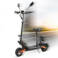 JOYOR S8E Elektroroller mit Straßenzulassung 45 km/h 800W Sitz faltbar offroad Federung NFC E-Scooter E-Mofa Moped - Schwarz