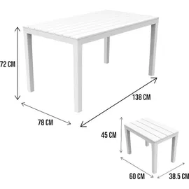 Dmora Sanremo Loungeset weiß