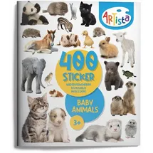 ARTISTA Stickerbuch Tierbabys 400 Sticker