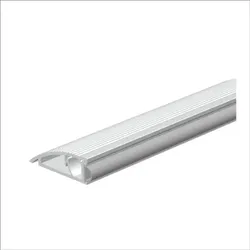 HT-Türschwelle, rund, AKW, 0501149,L 1000mm, Aluminium, silberfarbig