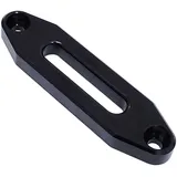 Aluminium Hawse Fairlead für ATV/UTV, 907-5896.7 kg Seilwinde, glänzend, Schwarz (153 mm)