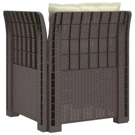vidaXL 1-Sitzer Sessel 1 x 1 x 1 cm hellgrau