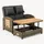Greemotion Bahia Set 7-tlg. Grau/Braun