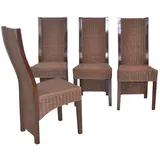 möbel direkt online Rattanstuhl 4er-Set in drei Farben