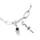 Thomas Sabo True Romance Rose Charm schwarz, silber 2232-664-11