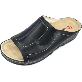 Berkemann Isabella, schwarz, Glattleder, Pantolette Weite G 1105-926 42 1/2 - Schwarz - 42,5