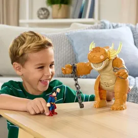 Imaginext Superman Imaginext Actionfigur 7,6 cm und Monster 25 cm, mehrfarbig