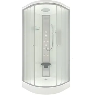 AcquaVapore Duschkabine Fertigdusche Dusche Komplettkabine D10-00M0 80x80 cm ohne 2K Scheiben Versiegelung