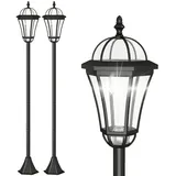 Outsunny Solar Gartenlaterne 2er-Set