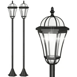 Outsunny Solar Gartenlaterne 2er-Set