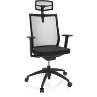 HJH Office Bürostuhl ASPEN PRO Netzstoff, Schwarz