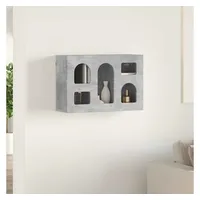 vidaXL Hängeschrank mit Regal 60 x 20 x 40 cm Grau