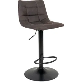 House Nordic Barhocker 2er-Set MIDDELFART 43 x 43 x 88 cm Grau