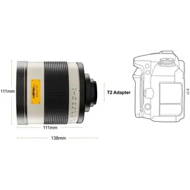 Walimex Spiegeltele 800mm F8,0 Nikon Z