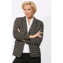 Witt Weiden Bouclé-Blazer in camel-schwarz-gemustert | Gr.: 40