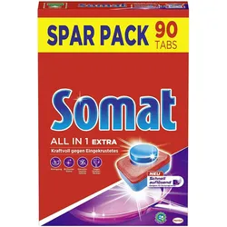 Somat 10 All in 1 Extra Multiaktiv Spülmaschinentabs 90 Tabs Reinigung Reiniger