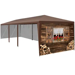 Pavillon Almhütte, wasserdicht, UV-beständig  1