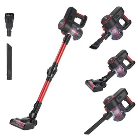 casativo-tech Casativo 2in1-Akku-Handstaubsauger rot/schwarz