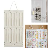 Smaoqingji Hanging Haarspangen Haargummi Aufbewahrung - 1 Stück, Weiß, Hair Clip Organiser Haar Accessoires Display Rack, Schmuck Veranstalter für Mädchen, Geeignet die von und Haarbändern
