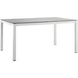 Solpuri Tisch Classic weiß - 140 x 80 cm 436 - HPL volcano anthracite
