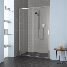 Kermi Liga Duschtür mit Schiebetür links 125 x 200 cm LIG2L125201PK