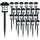 monzana Monzana® LED Solarlampe Außen 24er Set Wetterfest IP44 Erdspieß Solar Garten Leuchte Außenleuchte Balkon Deko
