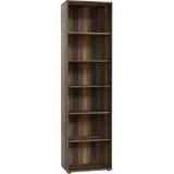 Forte Bücherregal 54 x 34,8 x 197,5 cm Braun
