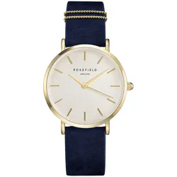 Rosefield WBUG-W70 Damenuhr West Village Dunkelblau/Silberfarben