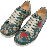 DOGO Damen Sneakers Sneaker Mehrfarbig, 36 EU