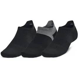Under Armour Dry Run Lite No Show Tab Laufsocken 3 Paare Schwarz XL (47,5-50,5)
